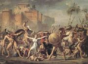 Jacques-Louis  David The Intervention of the Sabine Women (mk05) oil painting on canvas